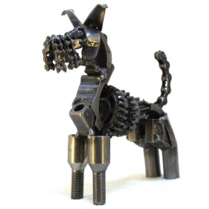 Steampunk Schnauzer dog