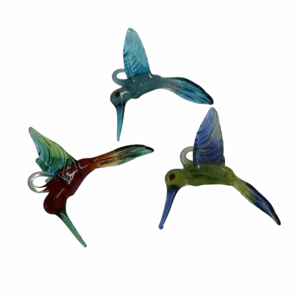 Glass supplies (Humminbirds and hearts)
